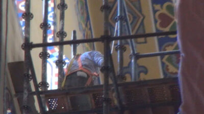 Ayasofya’da 7 yıldır bulunan iskele sökülüyor