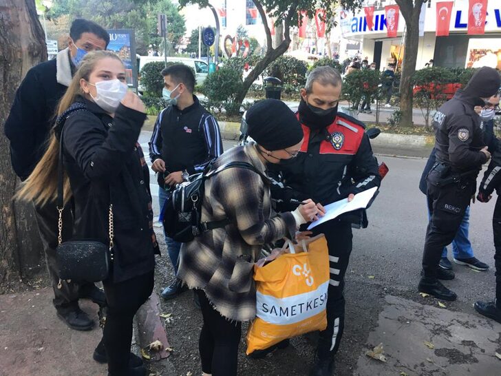 Maske takmayan kadın kendini böyle savundu