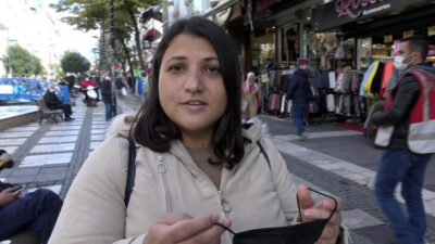 Polisin uyardığı maskesiz kadından şaşırtan cevap: Allah beni koruyor