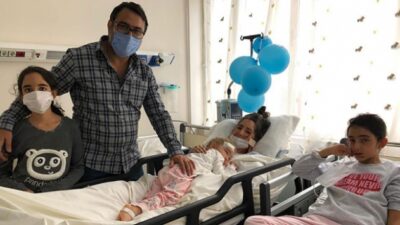 Minik Elif ailesiyle bir araya geldi