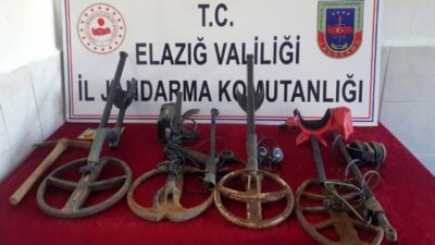 Sit alanında izinsiz kazı yapan 4 kişi yakalandı