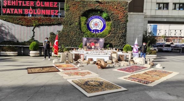 658 parça tarihi eser ele geçirildi 658 parça tarihi eser ele geçirildi