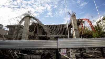 İnşaatta beton kalıbı çöktü: 4 yaralı