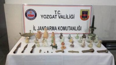 Yozgat’ta tarihi eser operasyonu: 3 gözaltı