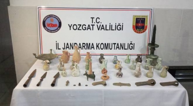 Yozgat’ta tarihi eser operasyonu: 3 gözaltı