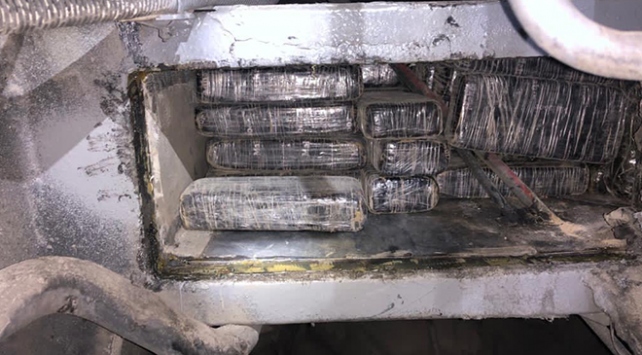 Durdurulan otobüste ele geçirildi! 87 kilo 150 gram…