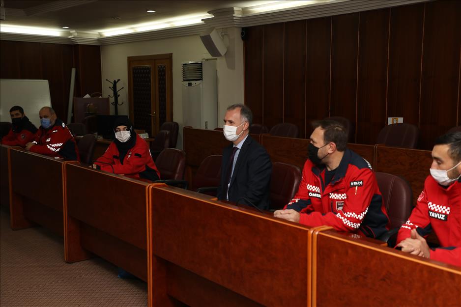 Başkan Taban’dan deprem kahramanlarına teşekkür Başkan Taban’dan deprem kahramanlarına teşekkür