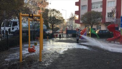 İnegöl Belediyesi koronavirüsle mücadelesini sürdürüyor