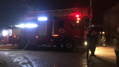 Bursa’da fabrikada yangın!