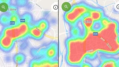 Korkutan artış! O kentte harita böyle oldu