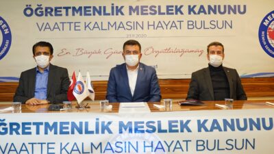 ‘Öğretmenlik Kanunu hayat bulsun’