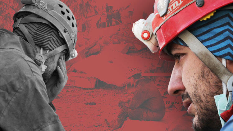 İzmir depreminin ardından yürek burkan kare…