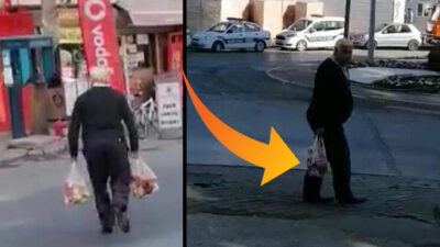 Deprem bölgesinden skandal görüntü