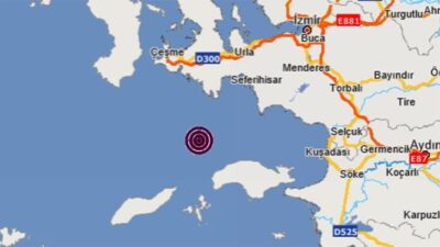 İzmir-Urla açıklarında deprem!