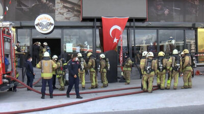 Atış poligonunda yangın