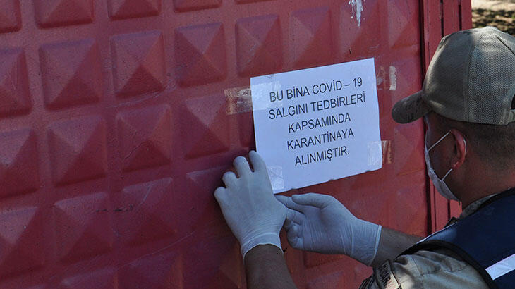 Tehlike devam ediyor! 1 köy ve 2 apartman karantina…