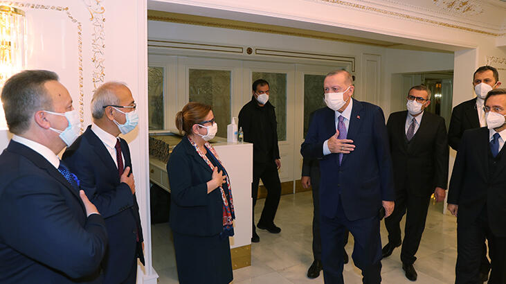 Cumhurbaşkanı Erdoğan TİM heyetini kabul etti