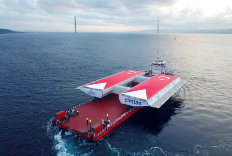 İlk tabliye ulaştı! Çanakkale Köprüsü’nde…