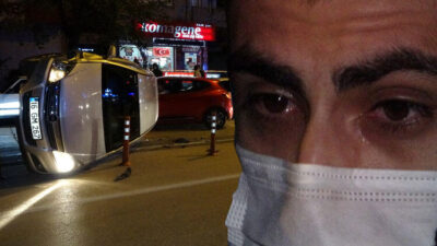 Bursa’da kaza yaptı, polise böyle dedi: ‘Hiçbir şeye sap olamadım’