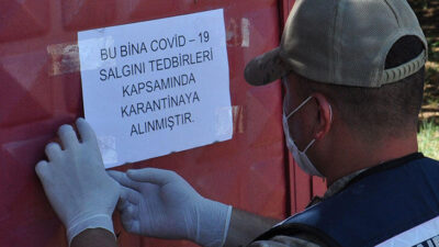 Korona alarmı! 90 ev karantinaya alındı!