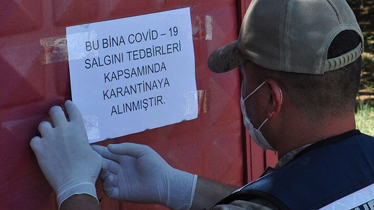 Korona alarmı! 90 ev karantinaya alındı!