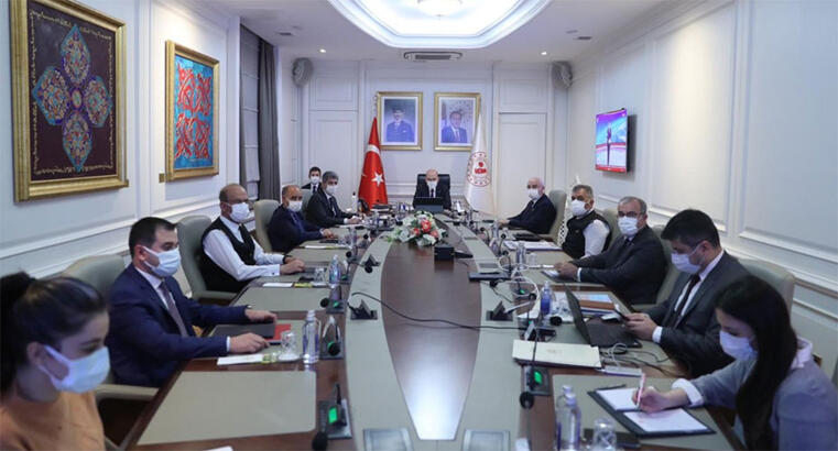 Bakan Soylu başkanlığında ‘Koronavirüs Değerlendirme’ toplantısı yapıldı