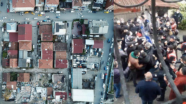 6 yıldır riskli binada oturanlara belediye ‘Boşaltın’ dedi olaylar çıktı