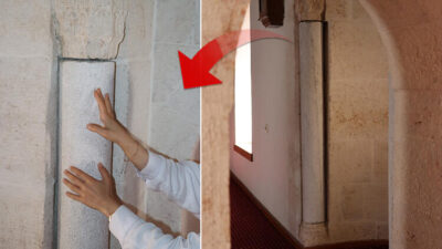 Tarihi camide deprem terazisi! Asırlardır dönüyor…