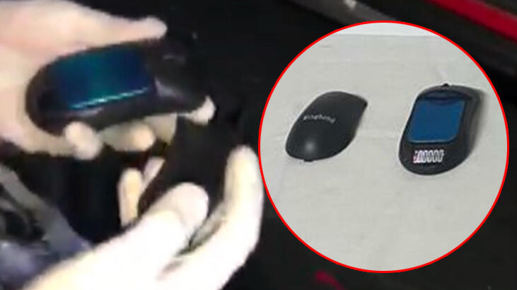 Hoparlörden uyuşturucu, mouse içinden hassas terazi çıktı!