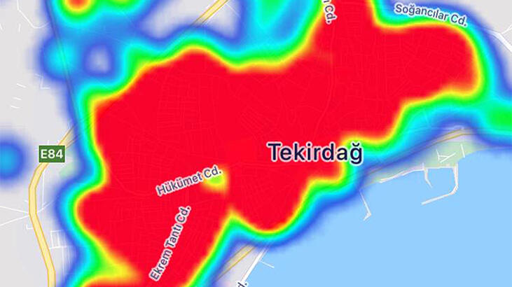 Tekirdağ’ın koronavirüs tablosu kırmızıya boyandı Tekirdağ’ın koronavirüs tablosu kırmızıya boyandı