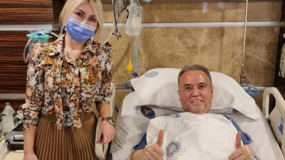 Başkan Böcek’ten 105 gün sonra ilk görüntü!