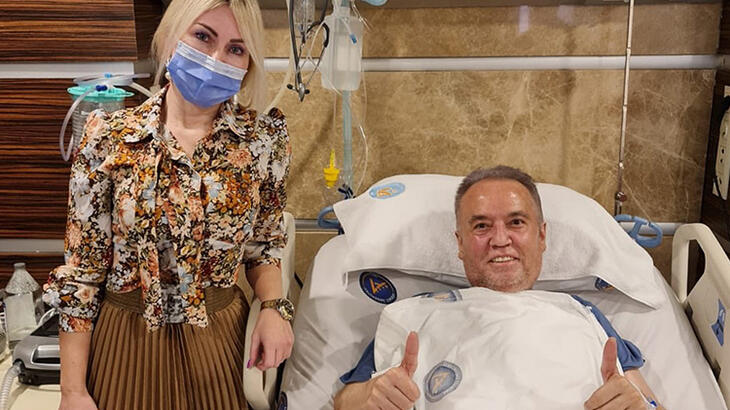 Başkan Böcek’ten 105 gün sonra ilk görüntü! Başkan Böcek’ten 105 gün sonra ilk görüntü!