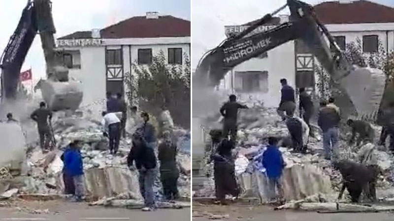 Yer: Bursa… Yıkım sırasında canlarını hiçe saydılar Yer: Bursa… Yıkım sırasında canlarını hiçe saydılar