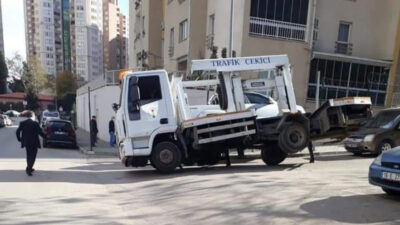 Bursa’da çekicinin iş kazası