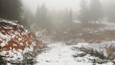 İnegöl’e yılın ilk karı düştü