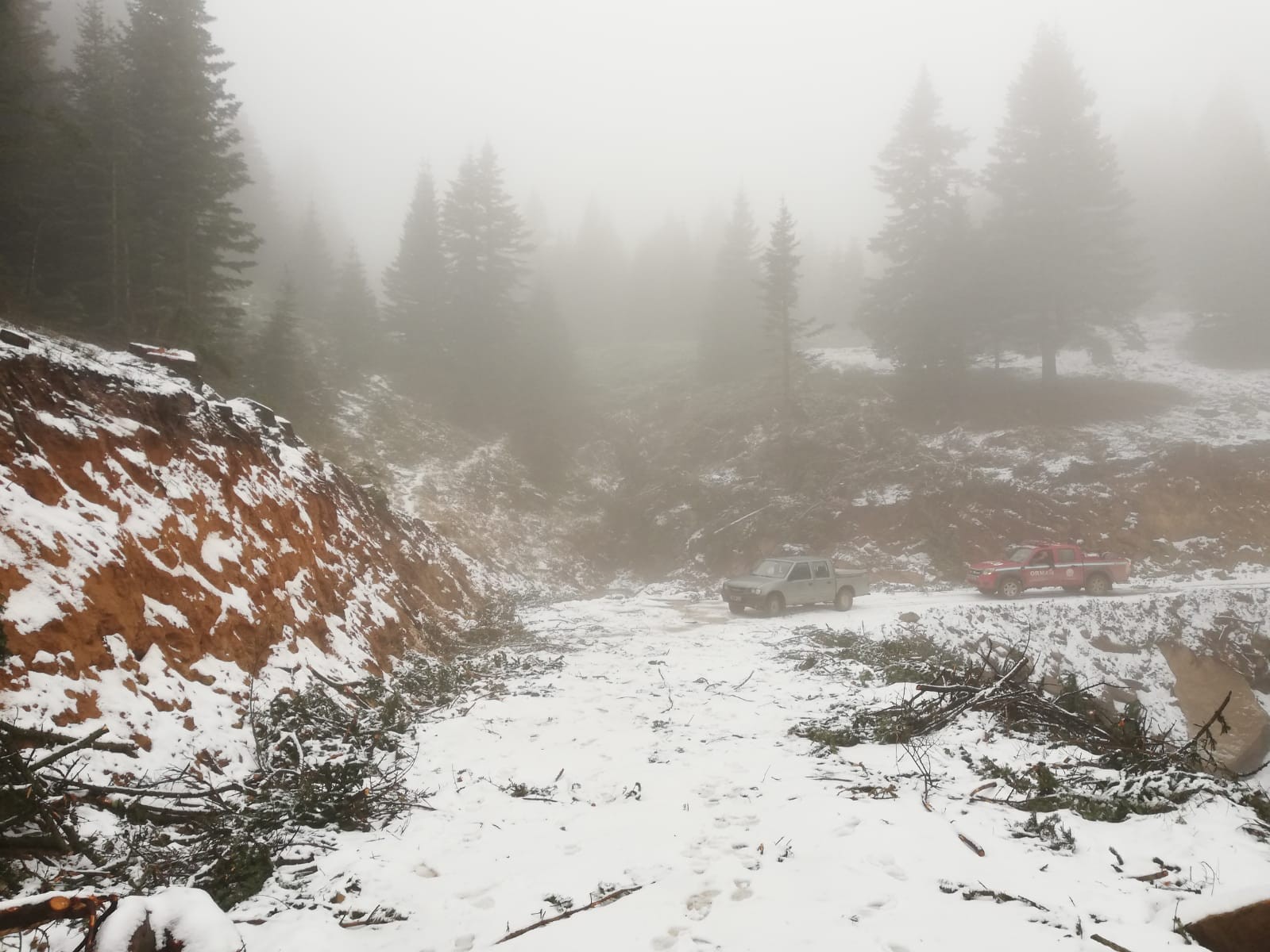 İnegöl’e yılın ilk karı düştü
