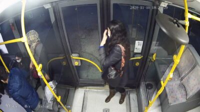 Bursa’da otobüs içerisindeki taciz anları kameralara anbean yansıdı