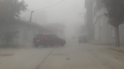 Bursa’da sis zor anlar yaşattı