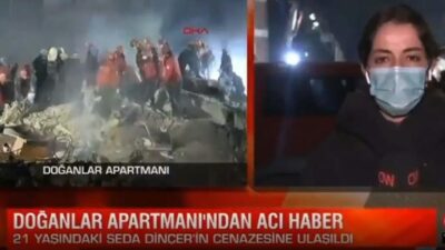 Spiker de muhabir de gözyaşlarını tutamadı: Beni Van depremine götürdün