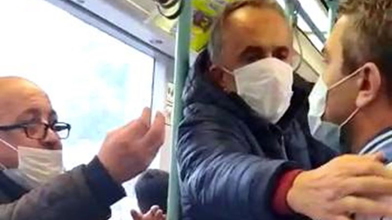 Tramvayda maske tartışması: Neyin peşindesin?