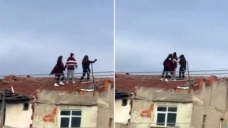 Bursa’da Tik Tok’ta paylaşmak üzere video çekmek için eski bir