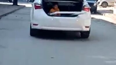 Bagajdaki çocuğu görenler şok oldu