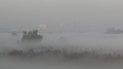 Bursa ovası sisler içinde kaldı