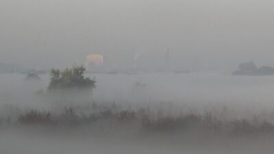 Bursa ovası sisler içinde kaldı