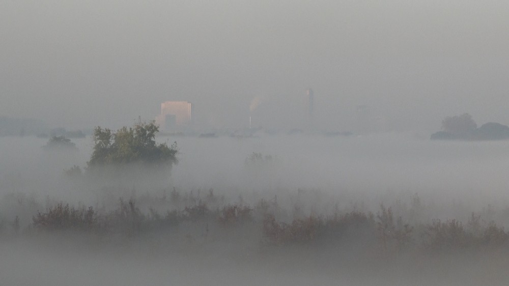 Bursa ovası sisler içinde kaldı