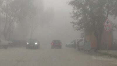 Bursa’da sis zor anlar yaşattı