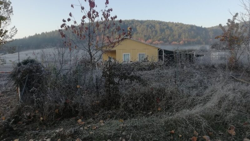 Bursa’nın dağ ilçesi beyaza büründü Bursa’nın Keles ilçesinde kırağı düşmesi sonucu sokaklar beyaza büründü.