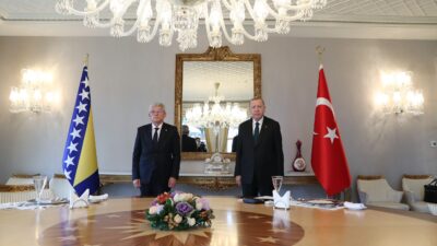 Cumhurbaşkanı Erdoğan, Caferoviç’i kabul etti