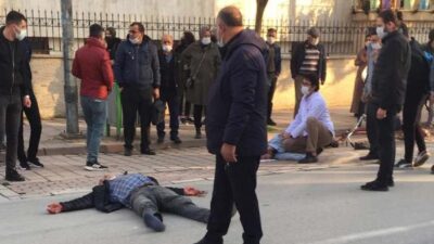 Bursa’da motosiklet ile bisiklet kafa kafaya çarpıştı: 2 yaralı