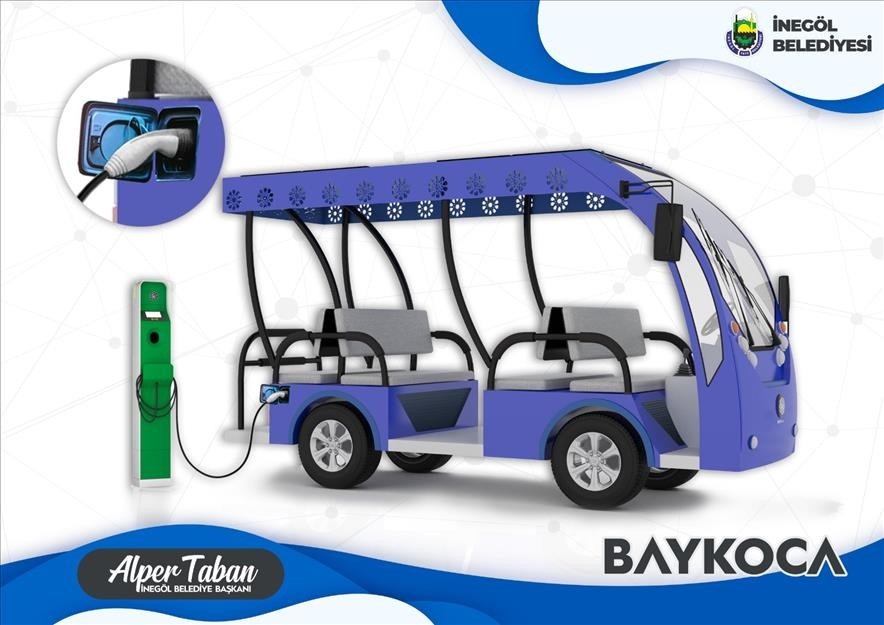 İnegöl Belediyesi elektrikli gezi aracı üretecek